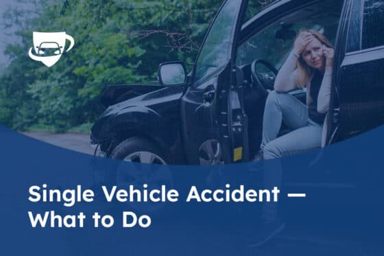 Single Vehicle Accident - What to Do